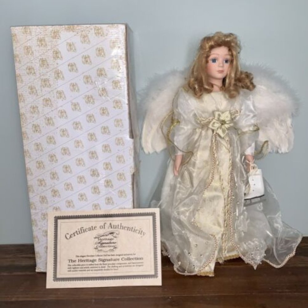 Collectible Angelica Angel Porcelain Doll